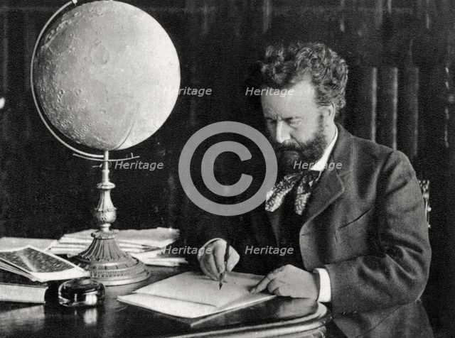 Camille Flammarion, French astronomer and author, 1890. Artist: Unknown