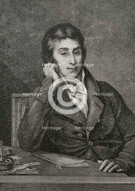 Camille Jordan, (1771-1821), French politician, 1879.  Creator: Unknown.