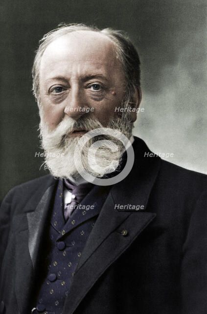 Camille Saint-Saens (1835-1921), French composer, organist, conductor, and pianist of the Romanti Creator: Nadar.