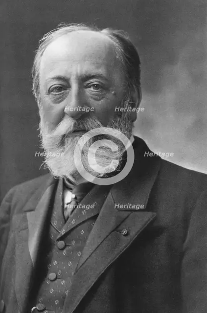 Camille Saint-Saens (1835-1921), French composer, organist, conductor, and pianist of the Romanti Creator: Nadar.