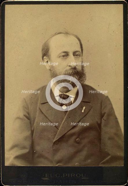 Camille Saint-Saens, French composer, conductor, organist and pianist, late 19th century. Artist: Eugene Pirou