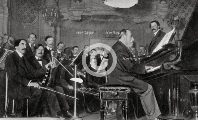 Camille Saint-Saens, French composer, musician and conductor, 1910. Artist: Unknown