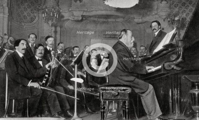 Camille Saint-Saens, French composer, musician and conductor, 1910. Artist: Unknown