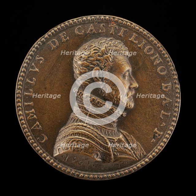 Camillo Castiglione, 1517-1598, Son of Baldassarre, 1561. Creator: Pastorino Pastorini.