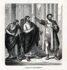 Camillus Banishment, 1882. Artist: Anonymous