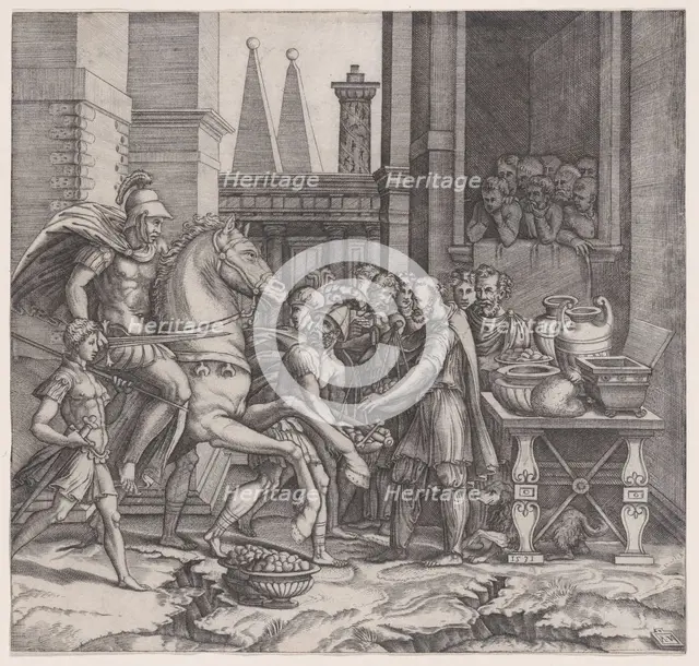 Camillus, dated 1531. Creator: Agostino Veneziano.