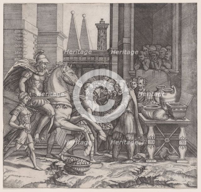 Camillus, dated 1531. Creator: Agostino Veneziano.