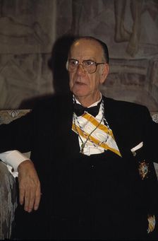 Camilo Jose Cela (1916-2002), Spanish writer, Nobel Prize for Literature in Stockholm after the A…