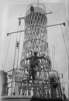 Camouflaging RECRUIT, 1917 or 1918. Creator: Bain News Service