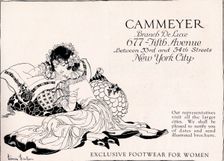 Cammeyer - Exclusive Footwear for Women c1923, (1923). Artist: Leoua H Carter