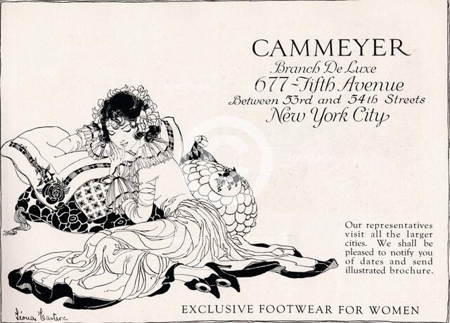 'Cammeyer - Exclusive Footwear for Women', c1923, (1923). Artist: Leoua H Carter.