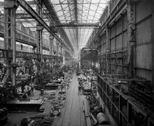 Cammell Laird shipyard, Birkenhead, Merseyside, 1913. Artist: H Bedford Lemere