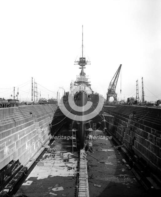 Cammell Laird shipyard, Birkenhead, Merseyside, 1913. Artist: H Bedford Lemere.