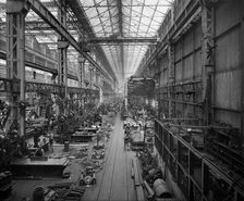 Cammell Laird shipyard, Birkenhead, Merseyside, 1913. Artist: H Bedford Lemere