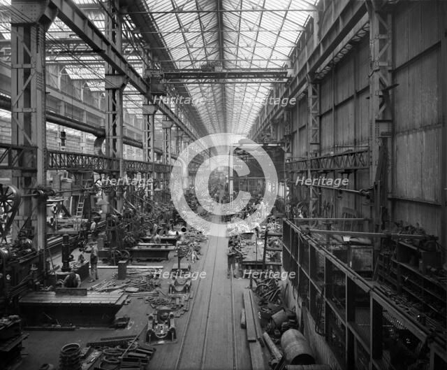 Cammell Laird shipyard, Birkenhead, Merseyside, 1913. Artist: H Bedford Lemere.