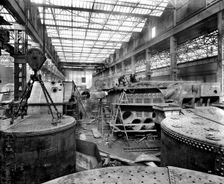Cammell Laird shipyard, Birkenhead, Merseyside, 1914. Artist: H Bedford Lemere