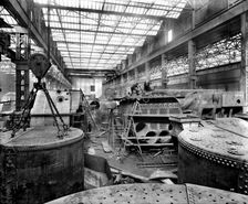 Cammell Laird shipyard, Birkenhead, Merseyside, 1914. Artist: H Bedford Lemere