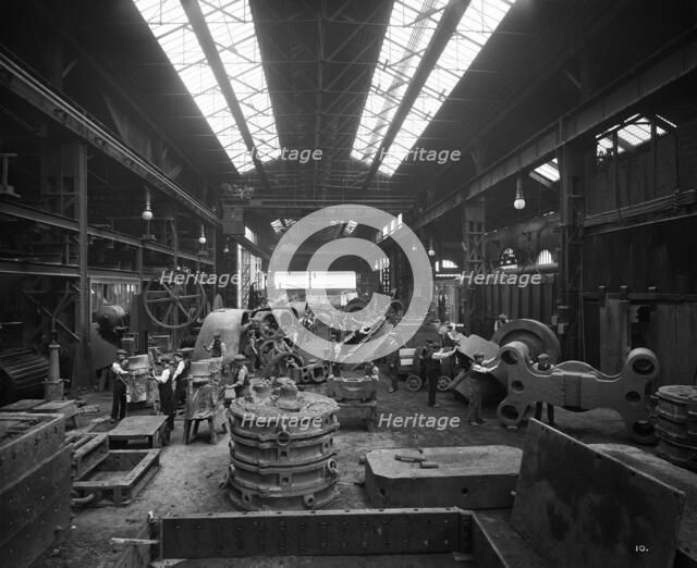 Cammell Laird's Cyclops Ordnance Steel Tyre and Spring Works, Sheffield, Yorkshire, 1913. Artist: H Bedford Lemere.