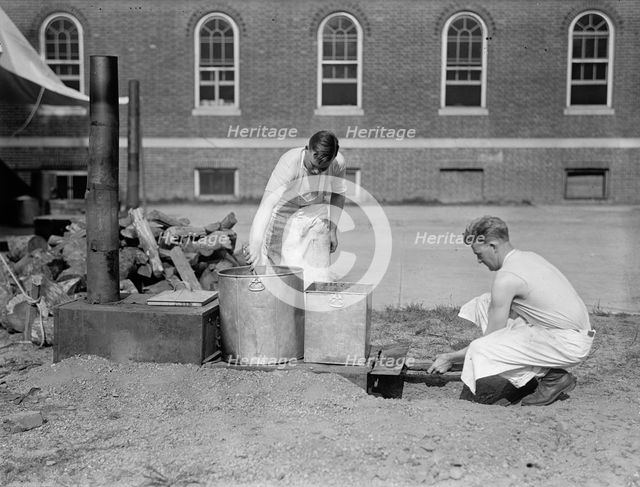 Camp, 1917 or 1918. Creator: Harris & Ewing.