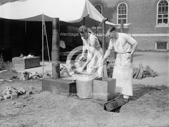 Camp, 1917 or 1918. Creator: Harris & Ewing.
