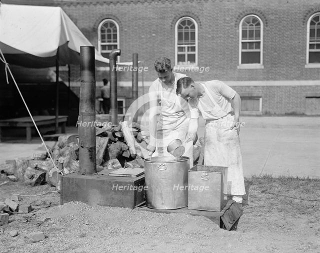 Camp, 1917 or 1918. Creator: Harris & Ewing.