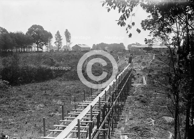 Camp, 1917 or 1918. Creator: Harris & Ewing.