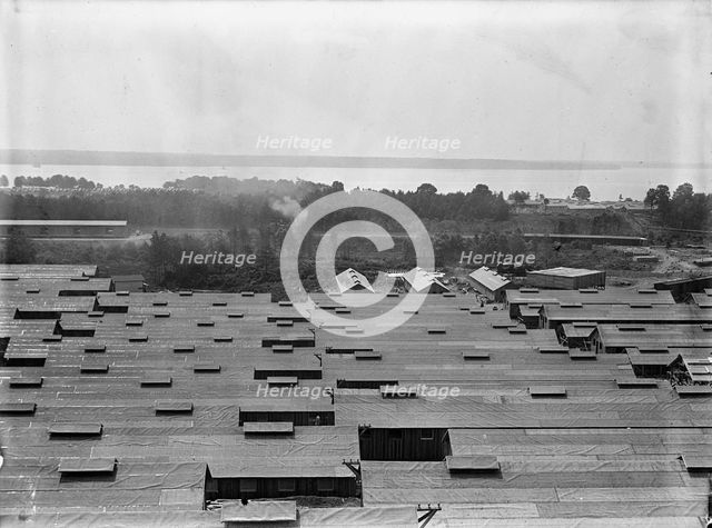 Camp, 1917 or 1918. Creator: Harris & Ewing.