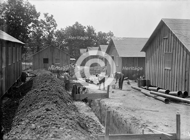 Camp, 1917 or 1918. Creator: Harris & Ewing.