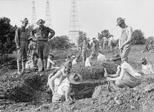 Camp, 1917 or 1918. Creator: Harris & Ewing
