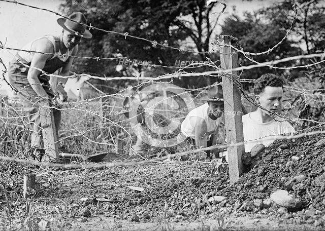 Camp, 1917 or 1918. Creator: Harris & Ewing.