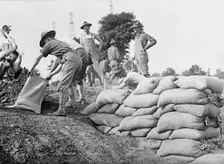 Camp, 1917 or 1918. Creator: Harris & Ewing