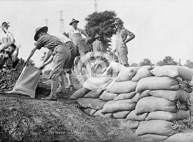 Camp, 1917 or 1918. Creator: Harris & Ewing.
