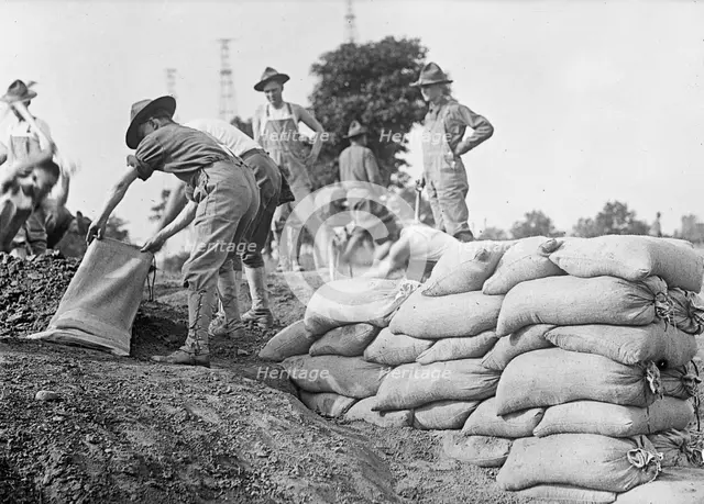Camp, 1917 or 1918. Creator: Harris & Ewing.