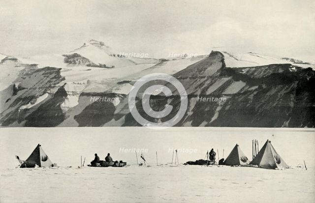 'Camp Under The Wild Range', 20 December 1911, (1913). Artist: Robert Falcon Scott.