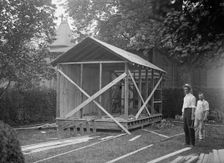 Camp, Walter, I.E, Exercise School - Bath House For Government Officials, 1917. Creator: Harris & Ewing