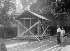 Camp, Walter, I.E, Exercise School - Bath House For Government Officials, 1917. Creator: Harris & Ewing