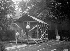 Camp, Walter, I.E, Exercise School - Bath House For Government Officials, 1917. Creator: Harris & Ewing