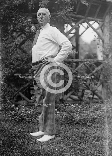 Camp, Walter, I.E, Exercise School - Cabinet Officials Exercising with Other Govt..., 1917 or 1918. Creator: Harris & Ewing.