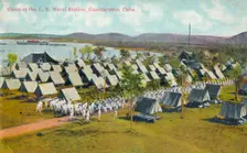 Camp at the US Naval Station, Guatanamo, Cuba, c1911