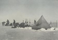 Camp at Three Degree Depôt c1911, (1913). Artist: Henry Bowers