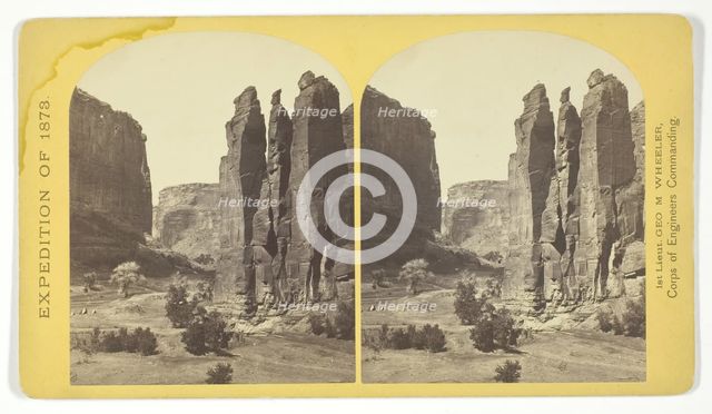 Camp Beauty, Cañon de Chelle..., 1873. Creator: Tim O'Sullivan.