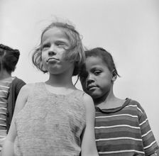 Camp buddies at Camp Christmas Seals, Haverstraw, New York, 1943. Creator: Gordon Parks