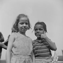 Camp buddies at Camp Christmas Seals, Haverstraw, New York, 1943. Creator: Gordon Parks