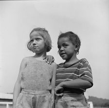 Camp buddies at Camp Christmas Seals, Haverstraw, New York, 1943. Creator: Gordon Parks