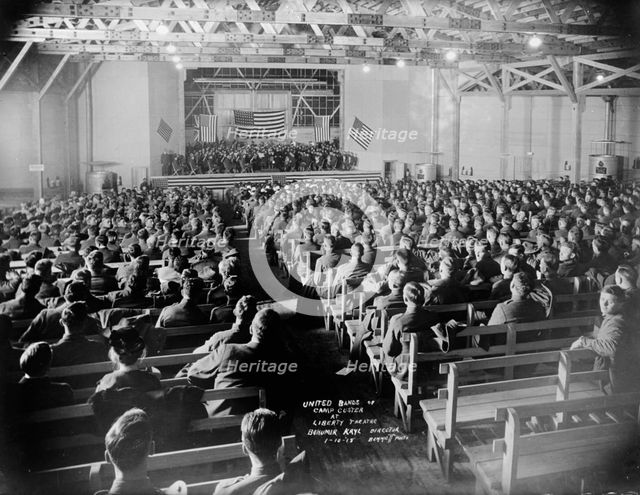 Camp Custer Military Bands, 1918. Creator: Unknown.