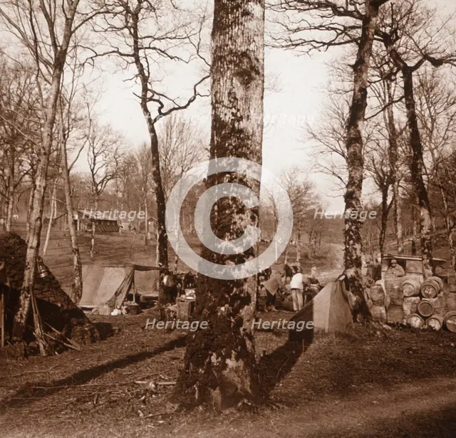 Camp, Genicourt, northern France, c1914-c1918. Artist: Unknown.