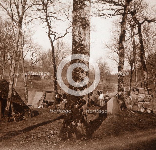 Camp, Genicourt, northern France, c1914-c1918. Artist: Unknown.