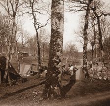 Camp, Genicourt, northern France, c1914-c1918
