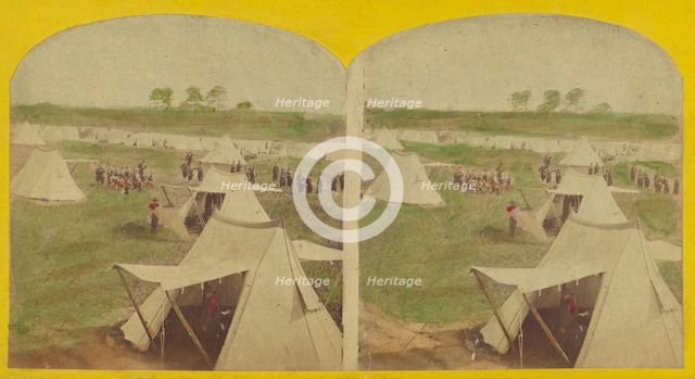 Camp Hamilton near (---illeg.) Monroe, Va., 1861-1865. Creator: Unknown.