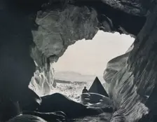 Camp in the Cave Under Penelope Point 1912, (1913). Artist: G Murray Levick